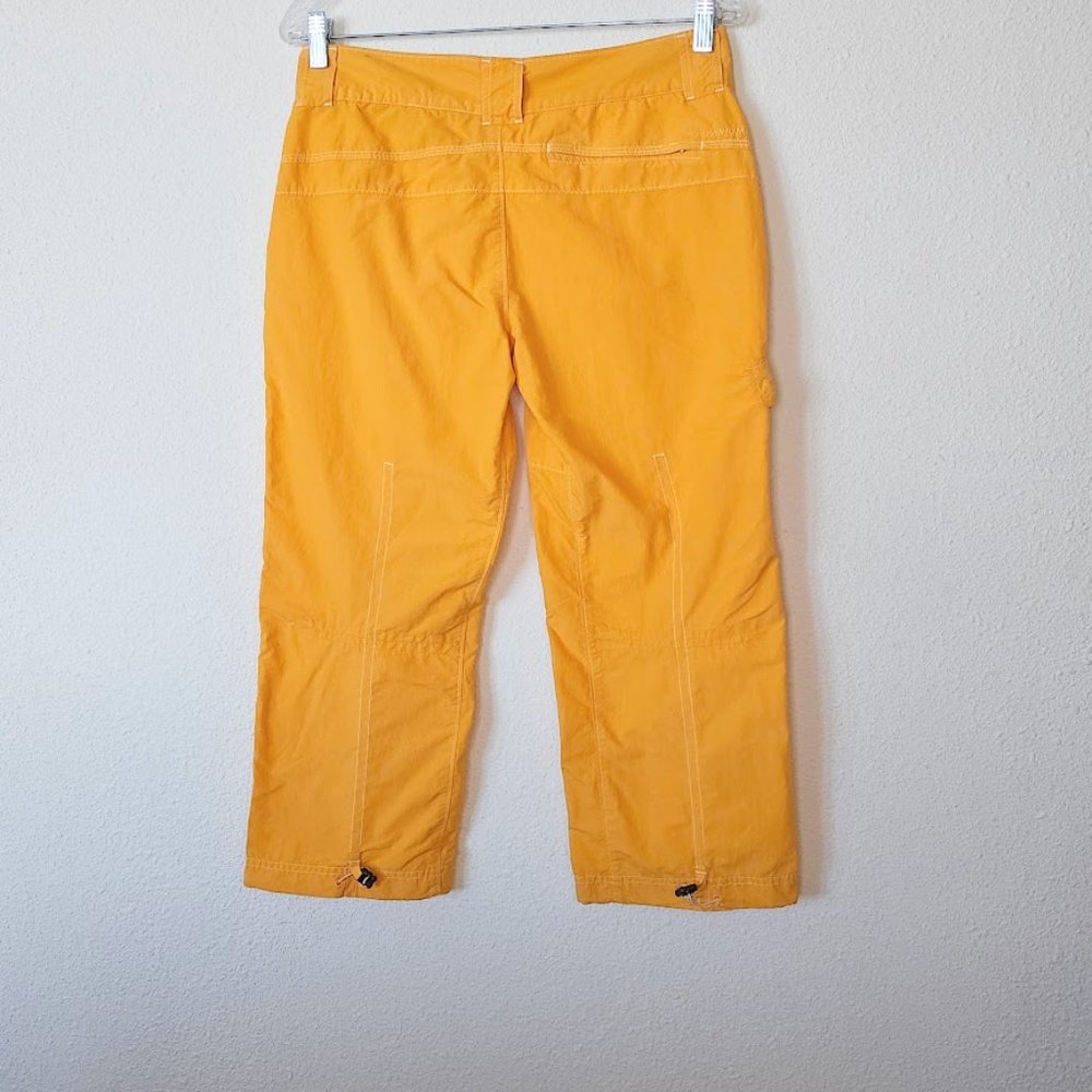COLUMBIA TITANIUM Omni Dry Hiking Capri Orange Women's Lightweight Size 6 - Picture 2 of 7